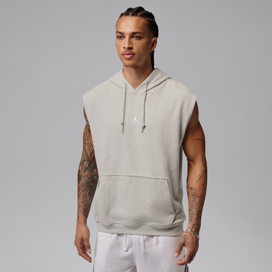 Jordan Sport Crossover sleeveless hoodie in grey