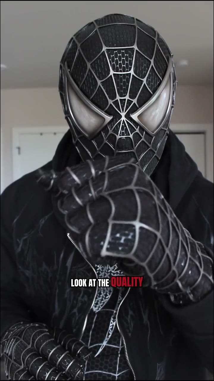 Black Spider-Man suit unboxing